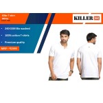 Killer Bio washed White T Shirt